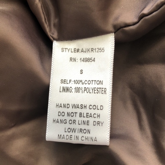 Sadie & Sage Corduroy Moto Jacket NWT Small - Picture 5 of 8